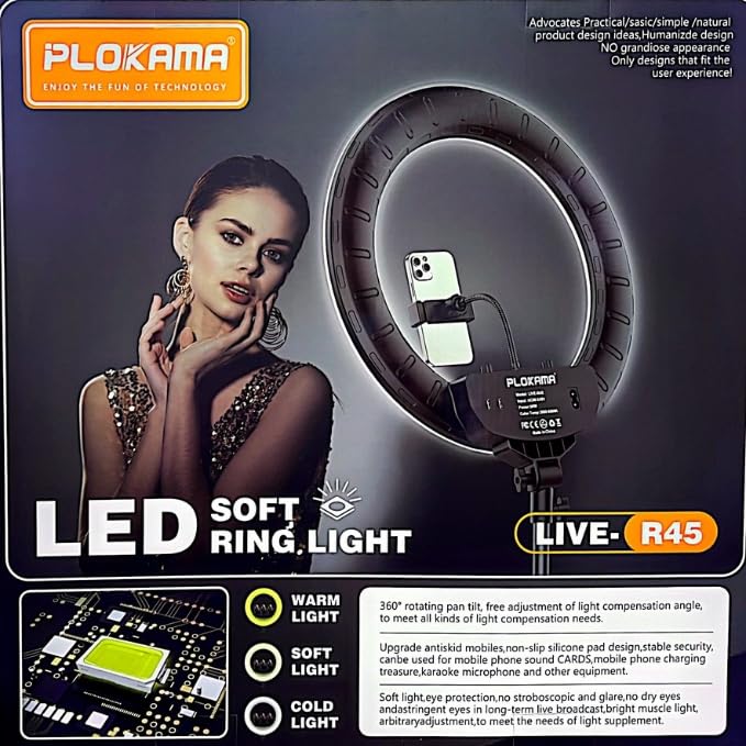 PLOKAMA R45 RING LIGHT 45INCH