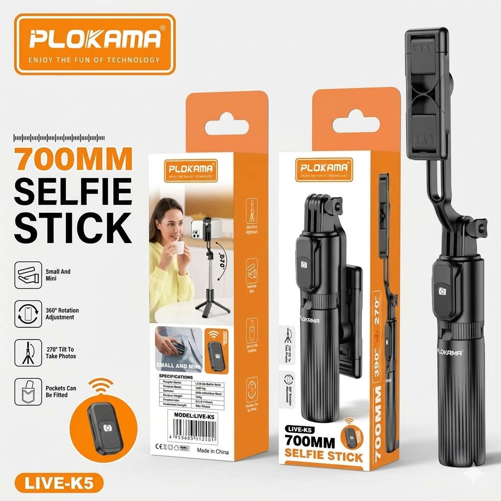 PLOKAMA LIVE K5 SELFIE STICK
