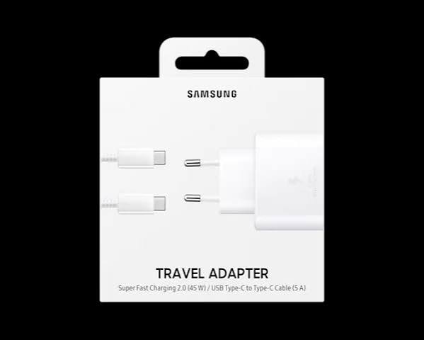 SAMSUNG 45WATT CHARGER WITH CABLE