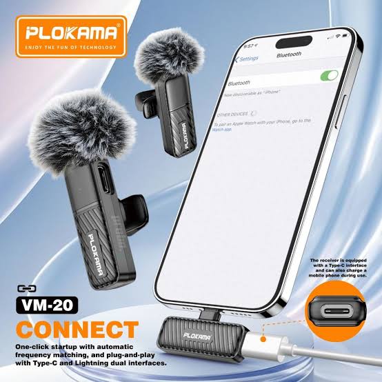 PLOKAMA VM20 BROADCAST LAVALIER MICROPHONE