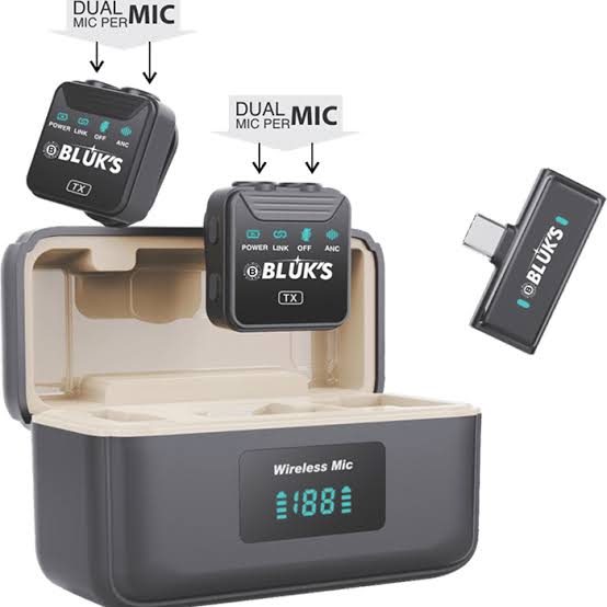 BLUKS BX13 WIRELESS MIC WITH ANC
